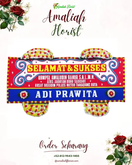 Papan Bunga Ucapan Selamat Kandang Mas