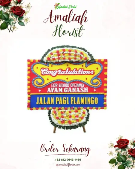 Sewa Papan Bunga Kandang Mas